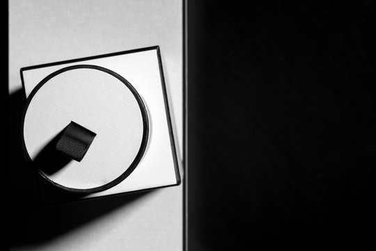 Luxury gift cases seen from above