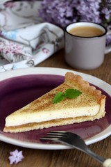 Rhabarber-Vanillecreme-Tarte