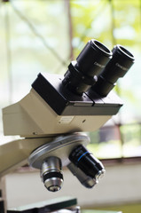 Light microscope scientific equipment