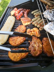 Grillfleisch Sommerparty grillen