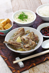 singare bak kut teh, spicy pork rib soup