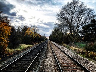 Fototapeta na wymiar Railway Tracks