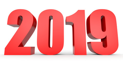 2019 New Year. Text.