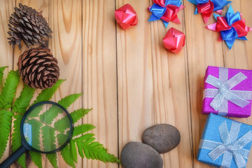 summer concept flat lay styles on top view with free space for text