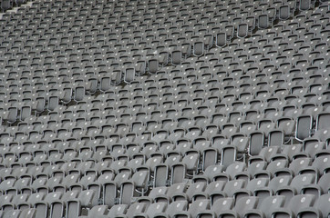 Grey Stadium Seats