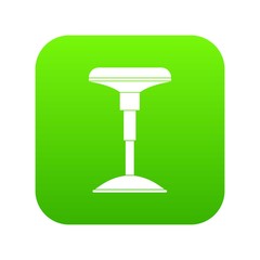Bar stool icon digital green for any design isolated on white vector illustration