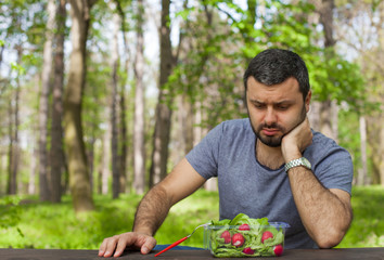 Dieting concept.