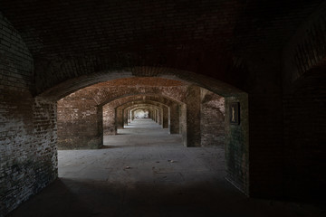 Fototapeta na wymiar Fort Jefferson arches2