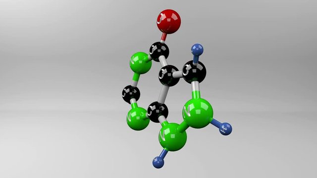 Allopurinol molecule. Molecular structure of allopurinol, gout medicine.
