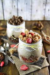 Granola Cheesecake Jars