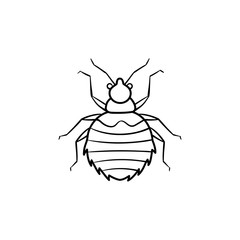 Spider hand drawn outline doodle icon. Insect spider vector sketch illustration for print, web, mobile and infographics isolated on white background.