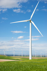 Fototapeta premium Wind energy concept
