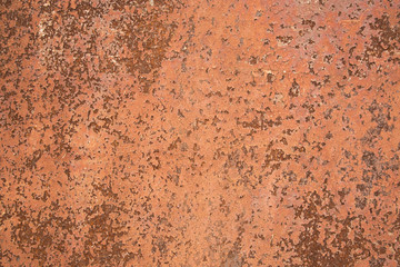 Rustic old red iron surface texture