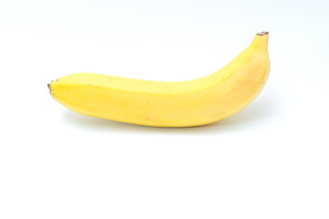 single banana isolated