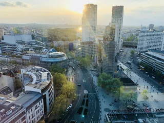 Tuinposter Panorama Berlijn City West © YoPho