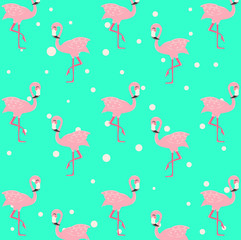 Cute flamingo pattern