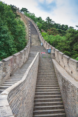 Fototapeta na wymiar The majestic Great Wall, Beijing, China