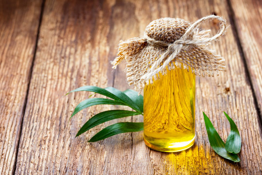 Essential oil in a small bottle