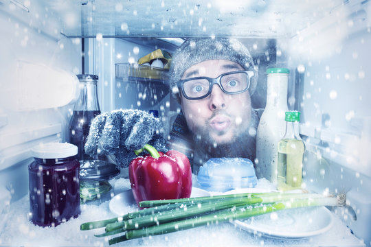 Es schneit im K&uuml;hlschrank