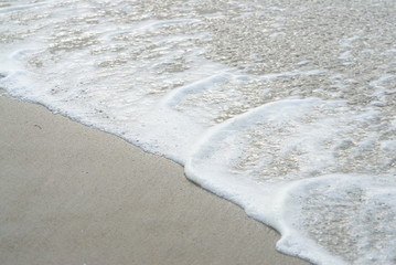 Gischt an der Nordsee