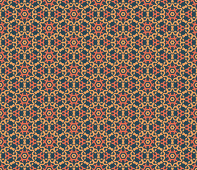 Seamless pattern decorative symmetries, ornament pattern vector