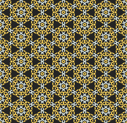Seamless pattern decorative symmetries, ornament pattern vector
