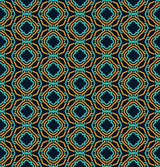 Seamless pattern decorative symmetries, ornament pattern vector