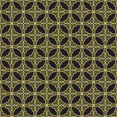 Seamless pattern decorative symmetries, ornament pattern vector