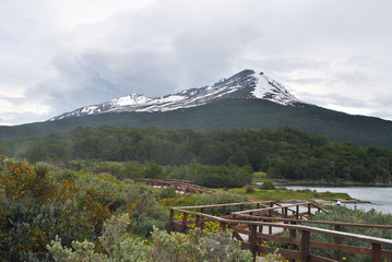 ushuaia, cordillera de los andes