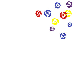 Delicate Floral Pattern with Simple Small Flowers for Greeting Card or Poster. Naive Daisy Flowers in Primitive Style. Vector Background for Spring or Summer Design.