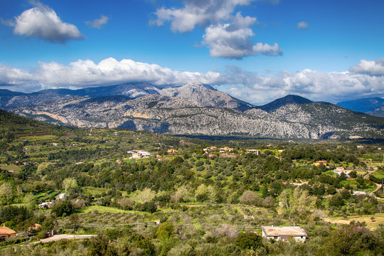 mediterrane Berglandschaft, Supramonte, Sardinien