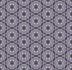 Seamless pattern decorative symmetries, ornament pattern vector
