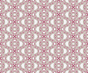 Seamless pattern decorative symmetries, ornament pattern vector
