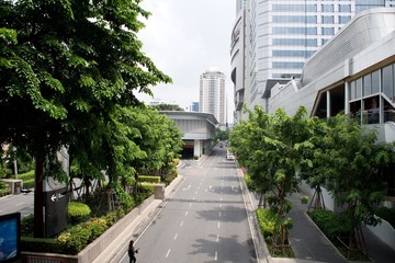 Bangkok Thailand street traffic