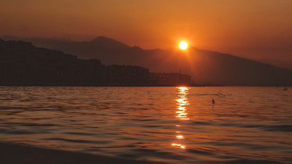 Sunset of Sea