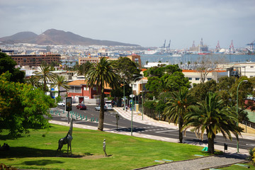 Fototapeta premium Panorama of Las Palmas de Gran Canaria