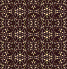 Seamless pattern decorative symmetries, ornament pattern vector