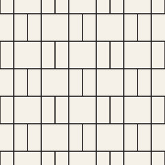 Vector seamless pattern. Modern stylish abstract texture. Repeating geometric tiles..