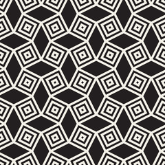 Vector seamless pattern. Modern stylish abstract texture. Repeating geometric tiles
