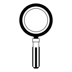 Magnifying glass symbol vector illustration graphic design