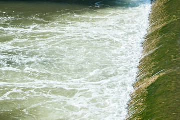 Beautiful river waterfall