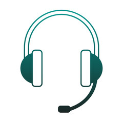 Headset technology device vector illustration graphic design