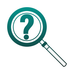 Magnifying glass symbol vector illustration graphic design