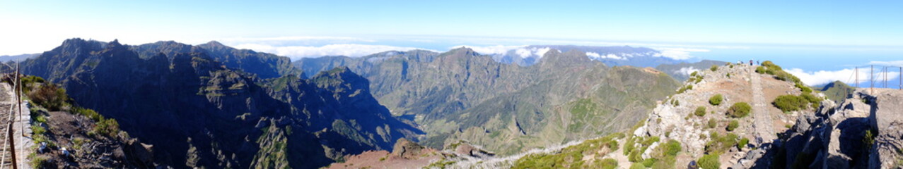 Traversée Pico do Arieiro à Pico Ruivo
