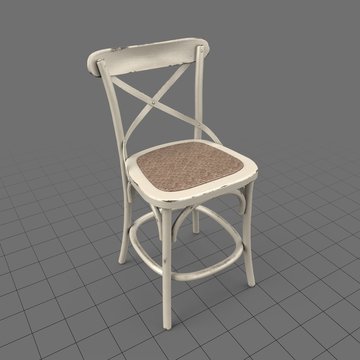 Transitional bar stool
