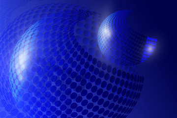 Abstract blue 3d background.