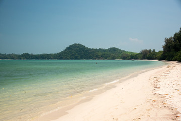 Beautiful beach caribbean sea. Holiday and vacation concept.