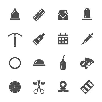 Contraception Icons