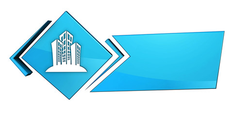 Niebieski baner 3D © vempireart