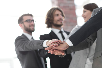 creative business team .the concept of teamwork